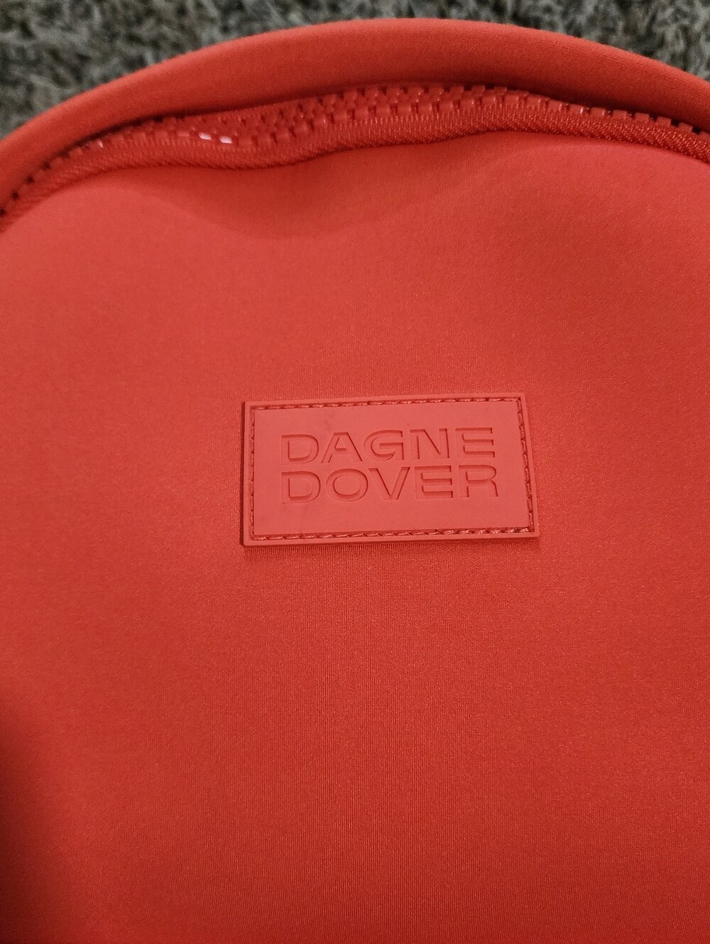 Dagne Grover Dakota Travel Laptop Backpack Bright Red Orange Color Medium - Picture 7 of 13
